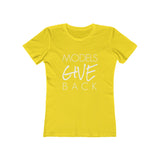 GIVE WOMEN'S TEE - WHITE LOGO