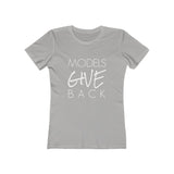 GIVE WOMEN'S TEE - WHITE LOGO