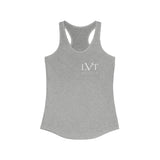 LVT WOMEN'S RACERBACK TANK - WHITE LOGO