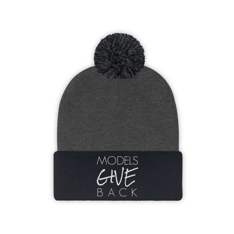 GIVE POM POM BEANIE