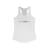 GIVE WOMEN'S RACERBACK TANK - BLACK LOGO