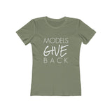 GIVE WOMEN'S TEE - WHITE LOGO