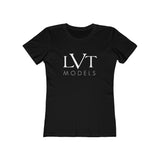 LVT WOMEN'S TEE - WHITE LOGO