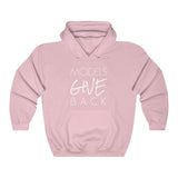 GIVE HOODIE - WHITE LOGO