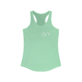 LVT WOMEN'S RACERBACK TANK - WHITE LOGO