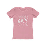 GIVE WOMEN'S TEE - WHITE LOGO